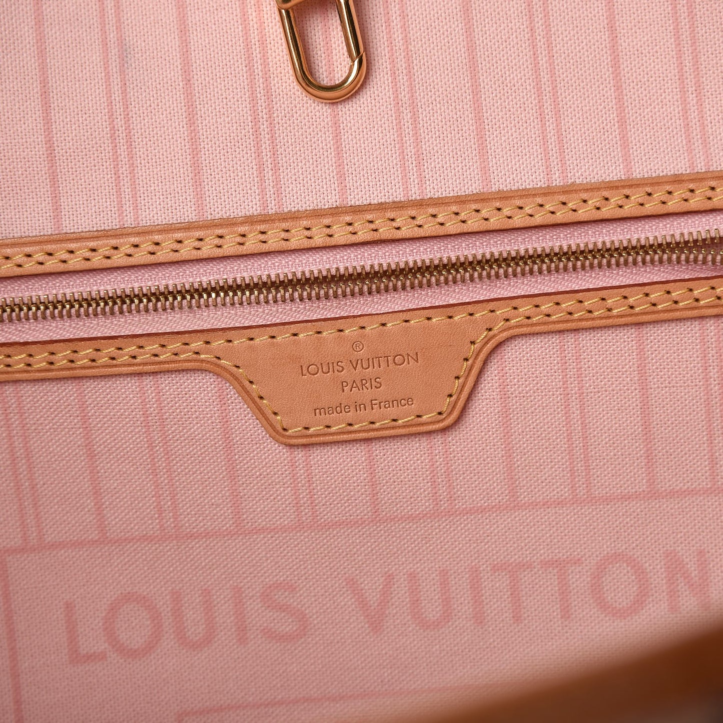 Damier Azur Neo Neverfull MM Rose Ballerine