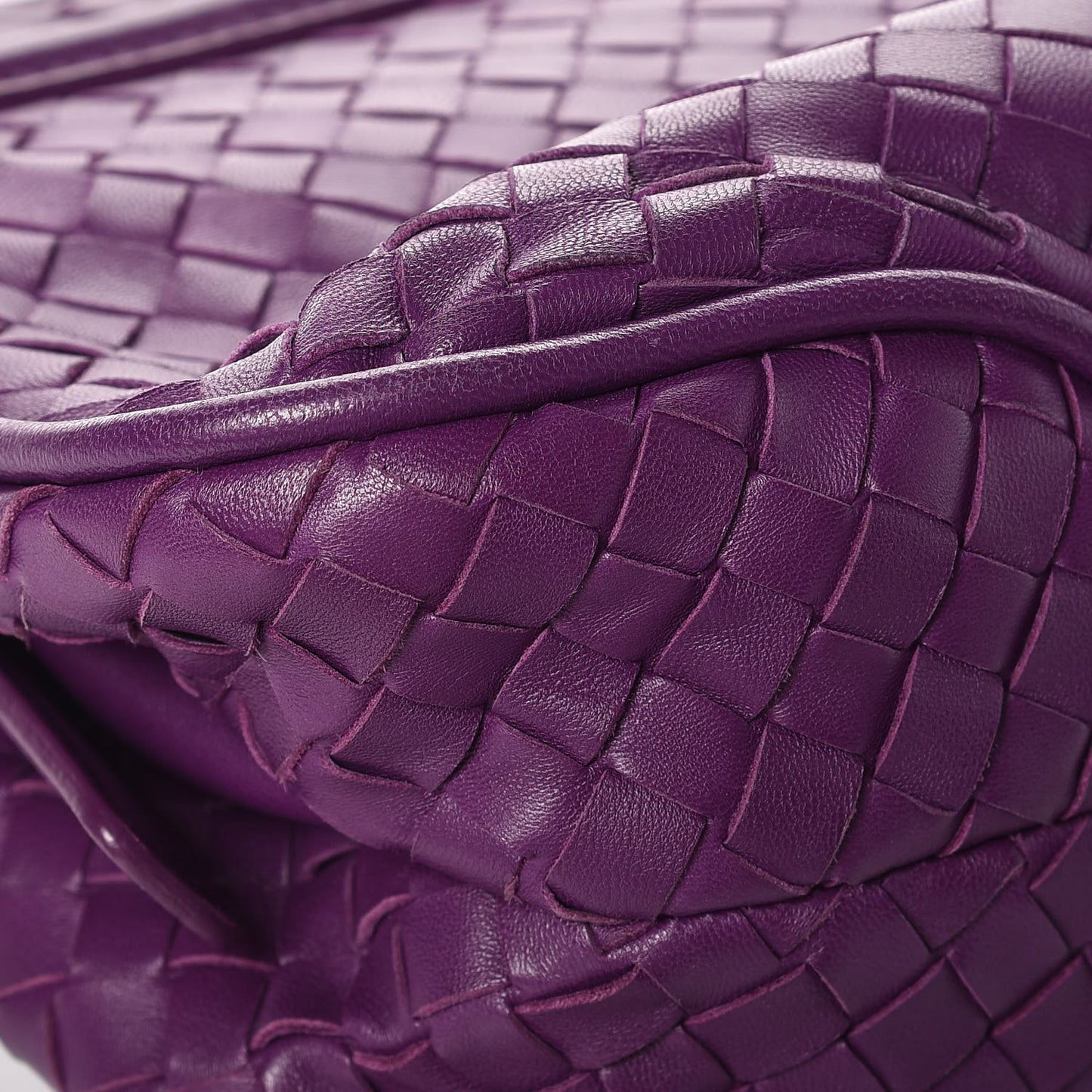 Nappa Intrecciato Rialto Shoulder Bag Monalisa