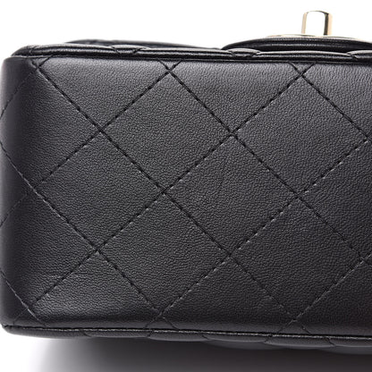 Chanel Lambskin Quilted Mini Square Flap Black 11 of 12