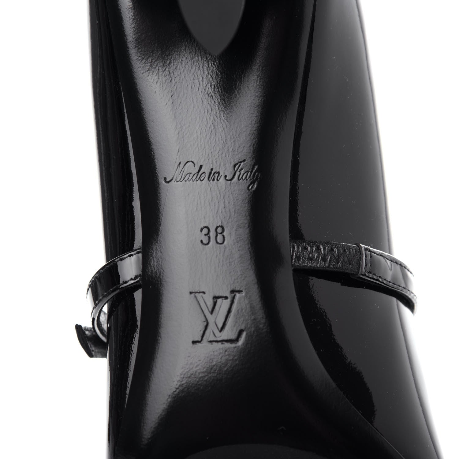 Louis Vuitton Patent Uniformes Silhouette 40mm Pumps 38 Black 9 of 11
