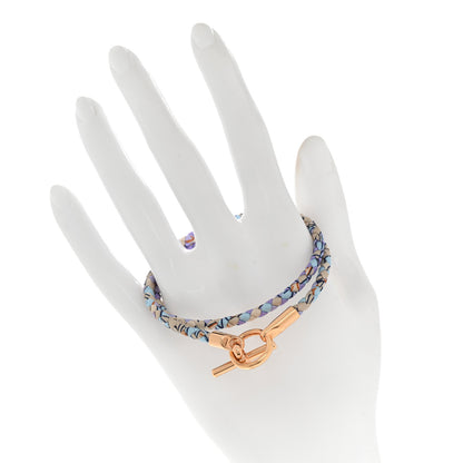 Hermes Silk Glenan Double Tour Bracelet Lilas 2 of 6