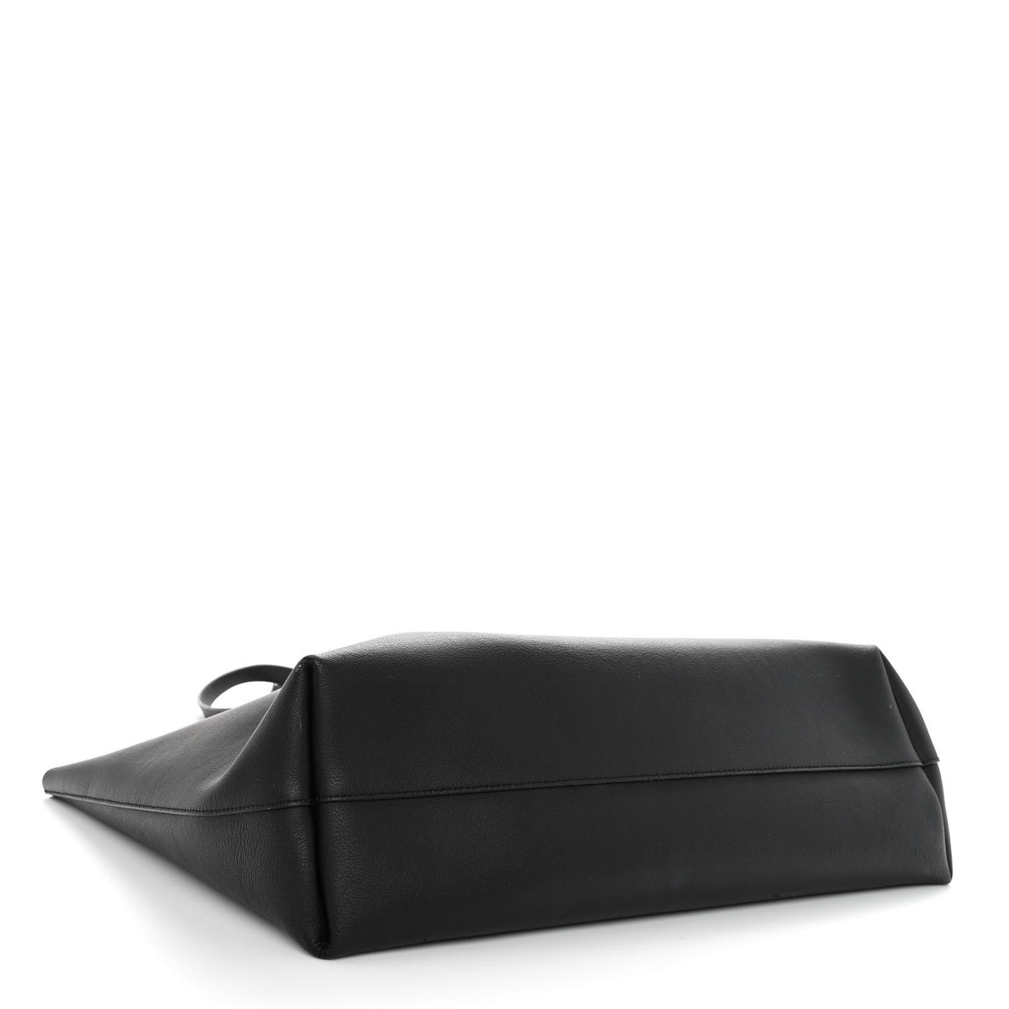 Calfskin Large Shopping Tote Black