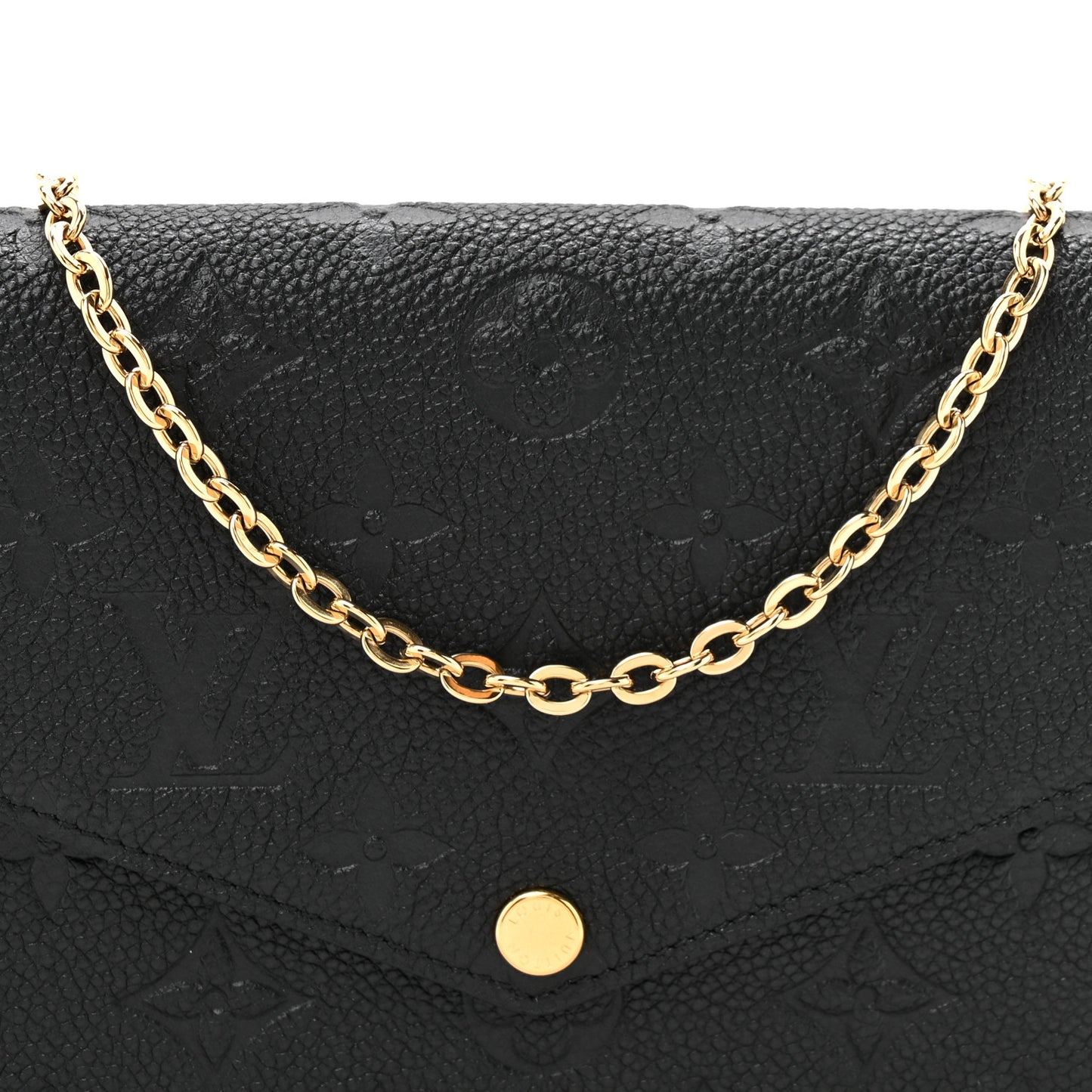 Empreinte Pochette Felicie Chain Wallet Black