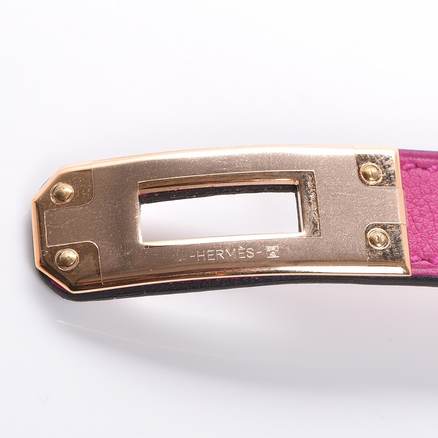Hermes Swift Kelly Double Tour Bracelet T3 Rose Pourpre 3 of 6