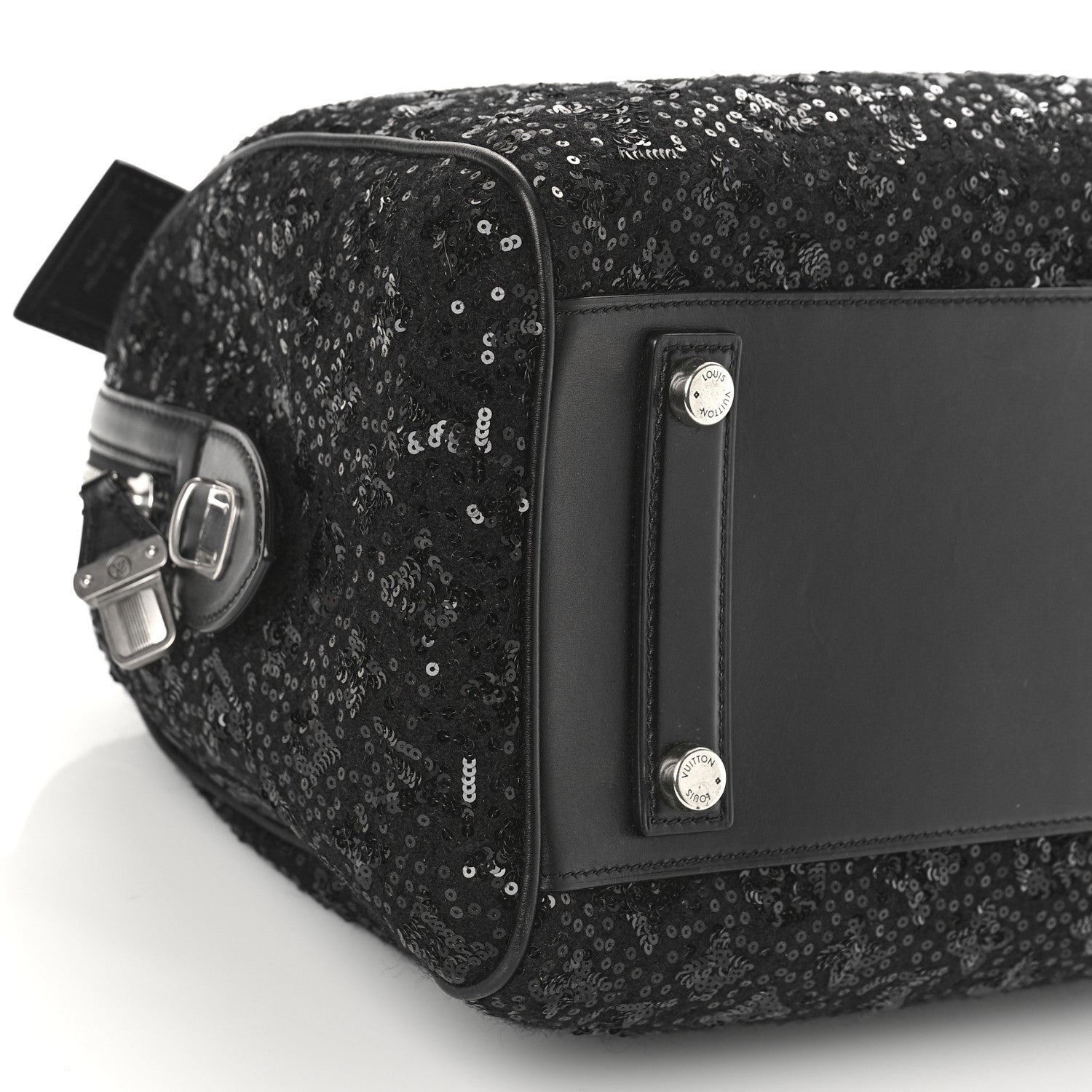Louis Vuitton Sequin Monogram Sunshine Express Speedy Black 7 of 10