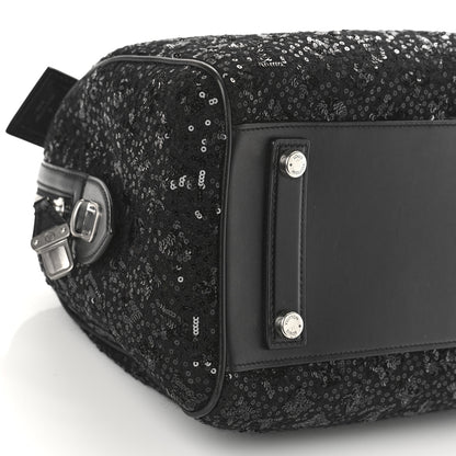 Louis Vuitton Sequin Monogram Sunshine Express Speedy Black 7 of 10