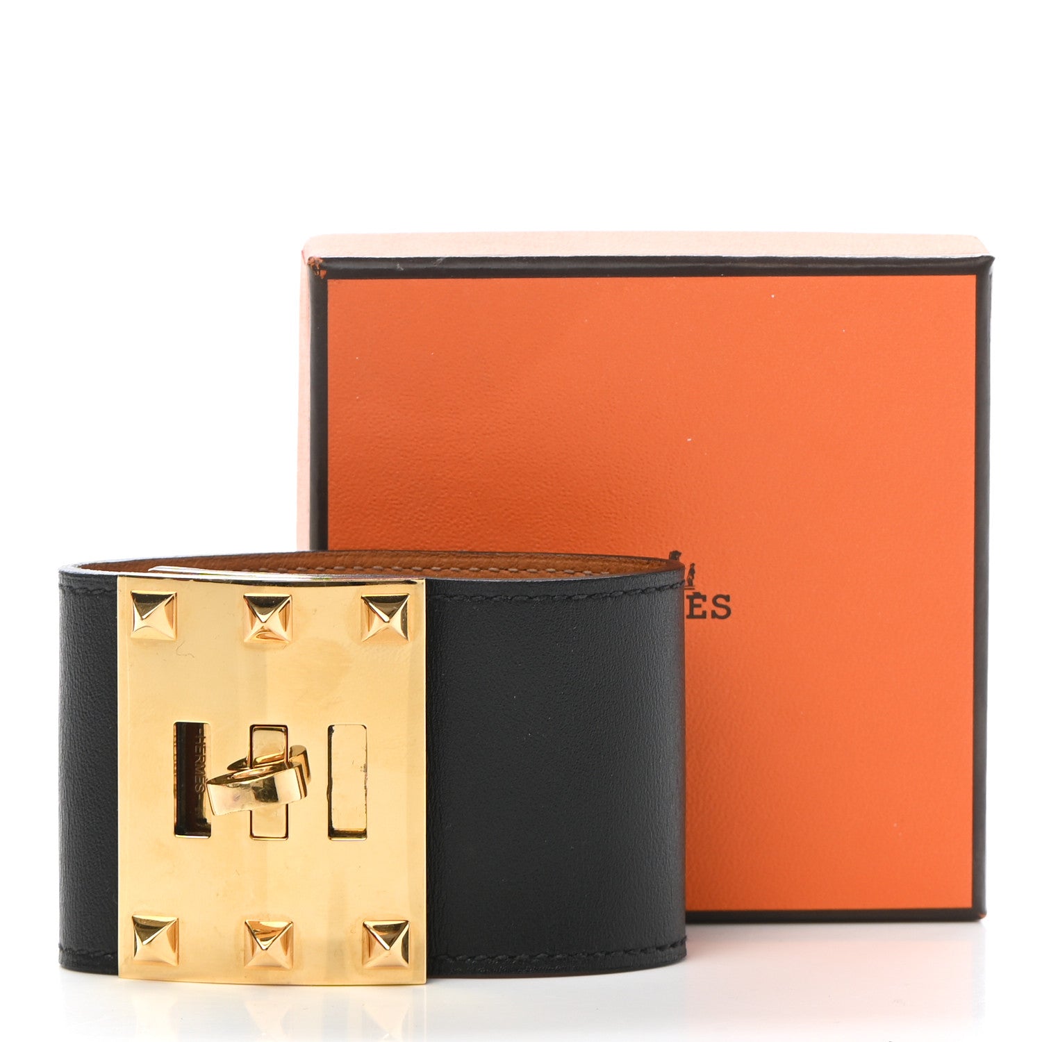 Hermes Chamonix Extreme Kelly Bracelet S Black 7 of 7