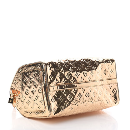 Louis Vuitton Monogram Miroir Speedy 35 Gold 4 of 9