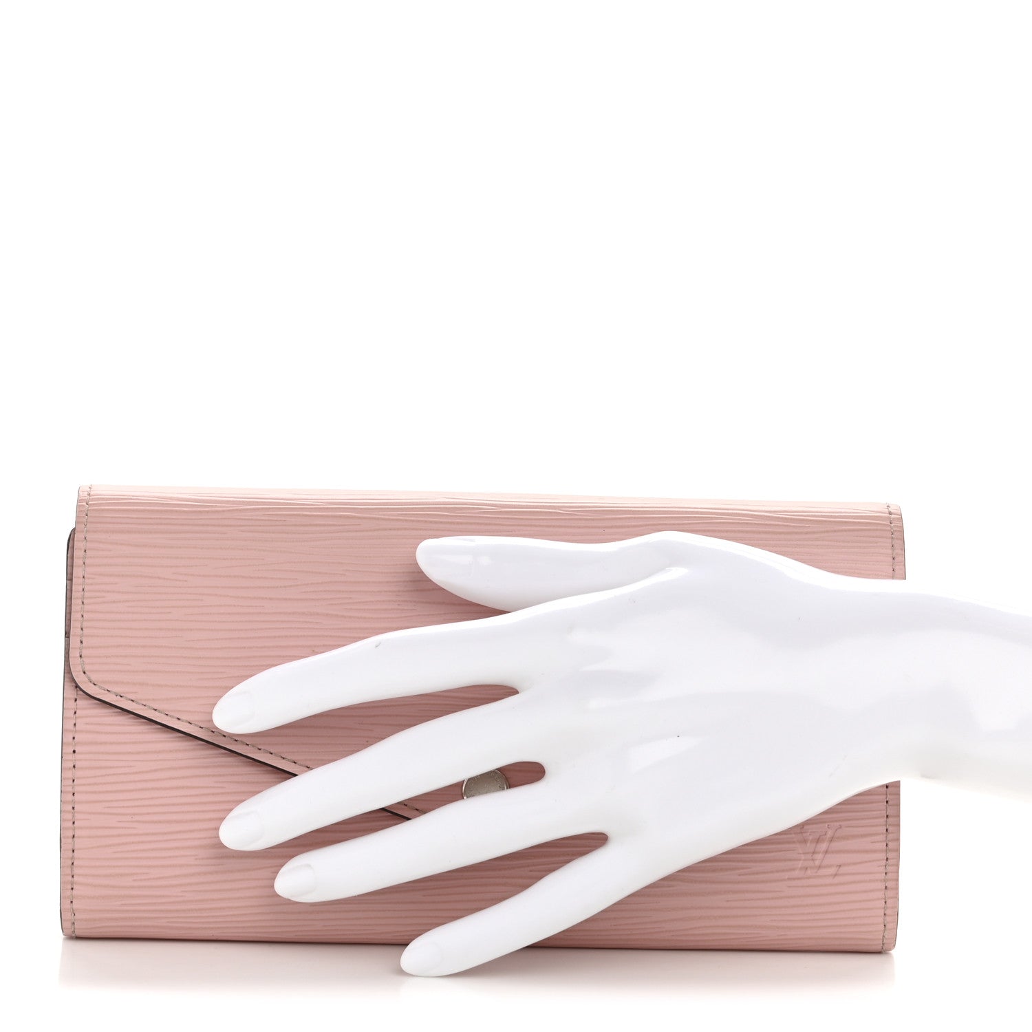 Louis Vuitton Epi Sarah Wallet NM Rose Ballerine 2 of 8