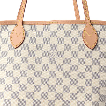 Louis Vuitton Damier Azur Neo Neverfull MM Rose Ballerine 10 of 10