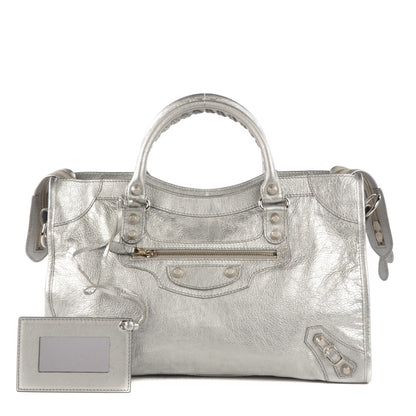 Balenciaga Agneau Giant 12 Silver Hardware City Gris Aluminum 1 of 8