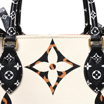 Louis Vuitton Monogram Giant Jungle Onthego GM Ivory 8 of 11