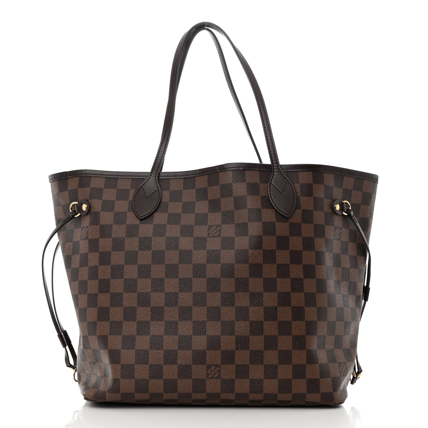 Louis Vuitton Damier Ebene Neo Neverfull MM Rose Ballerine 3 of 12