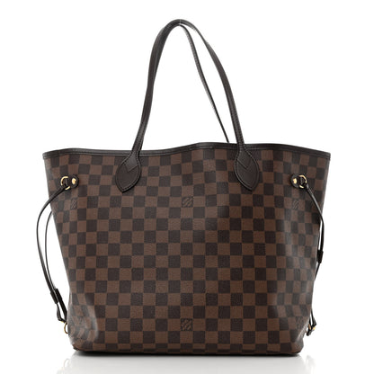Louis Vuitton Damier Ebene Neo Neverfull MM Rose Ballerine 3 of 12