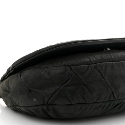 Chanel Iridescent Calfskin Glint Flap Black 9 of 13