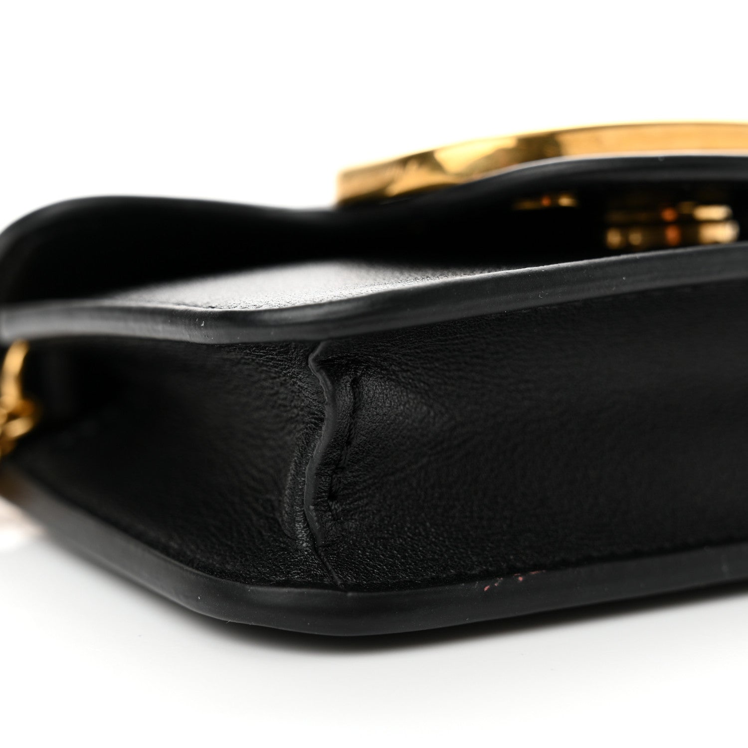 Valentino Garavani Calfskin Vlogo Chain Micro Loco Bag Black 9 of 11