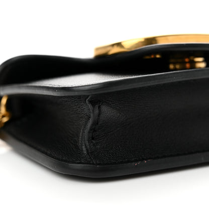 Valentino Garavani Calfskin Vlogo Chain Micro Loco Bag Black 9 of 11