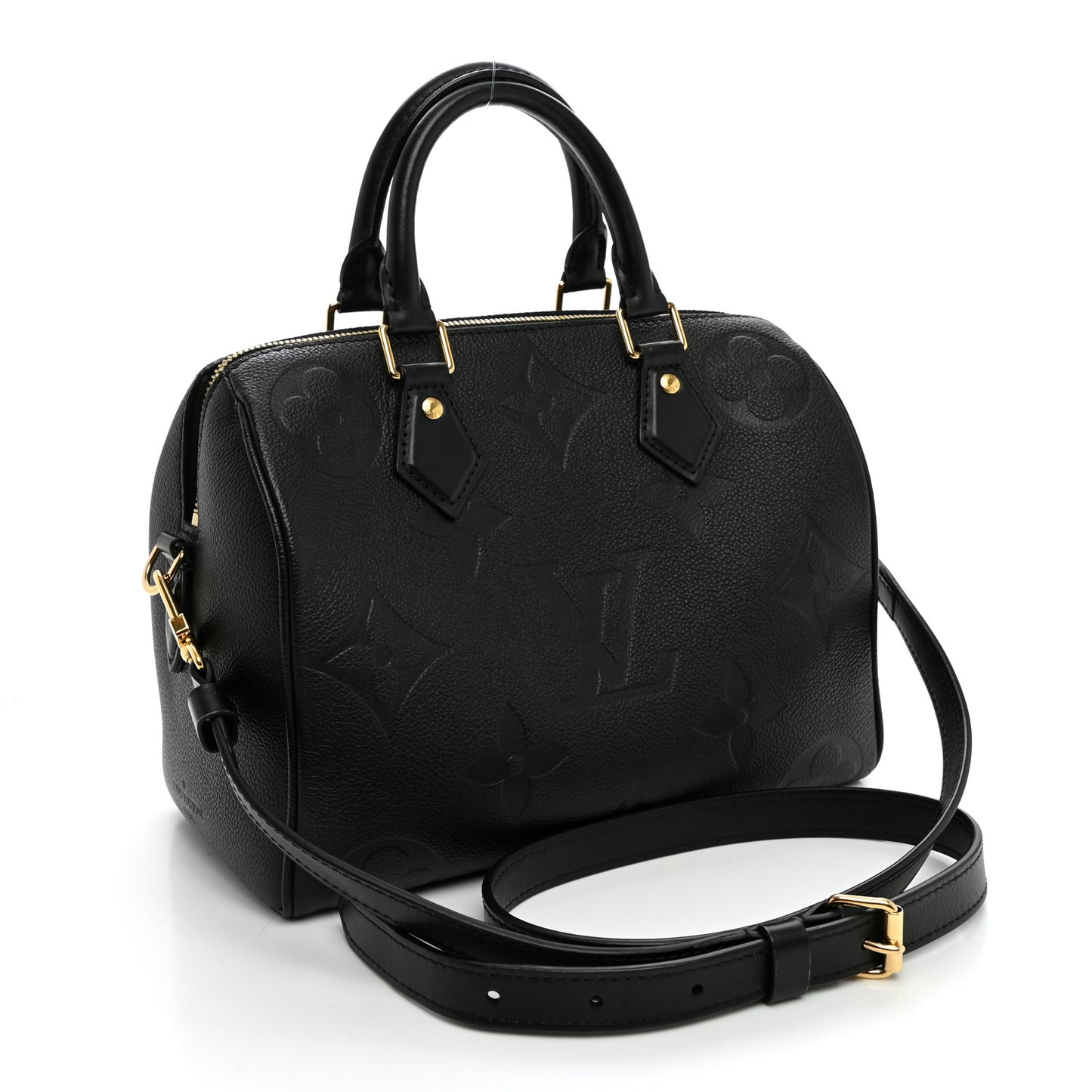 Empreinte Monogram Giant Speedy Bandouliere 25 Black