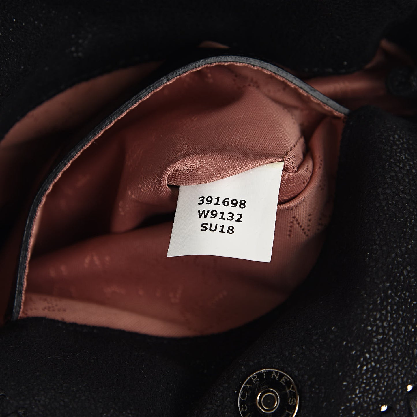 Shaggy Deer Tiny Falabella Tote Black
