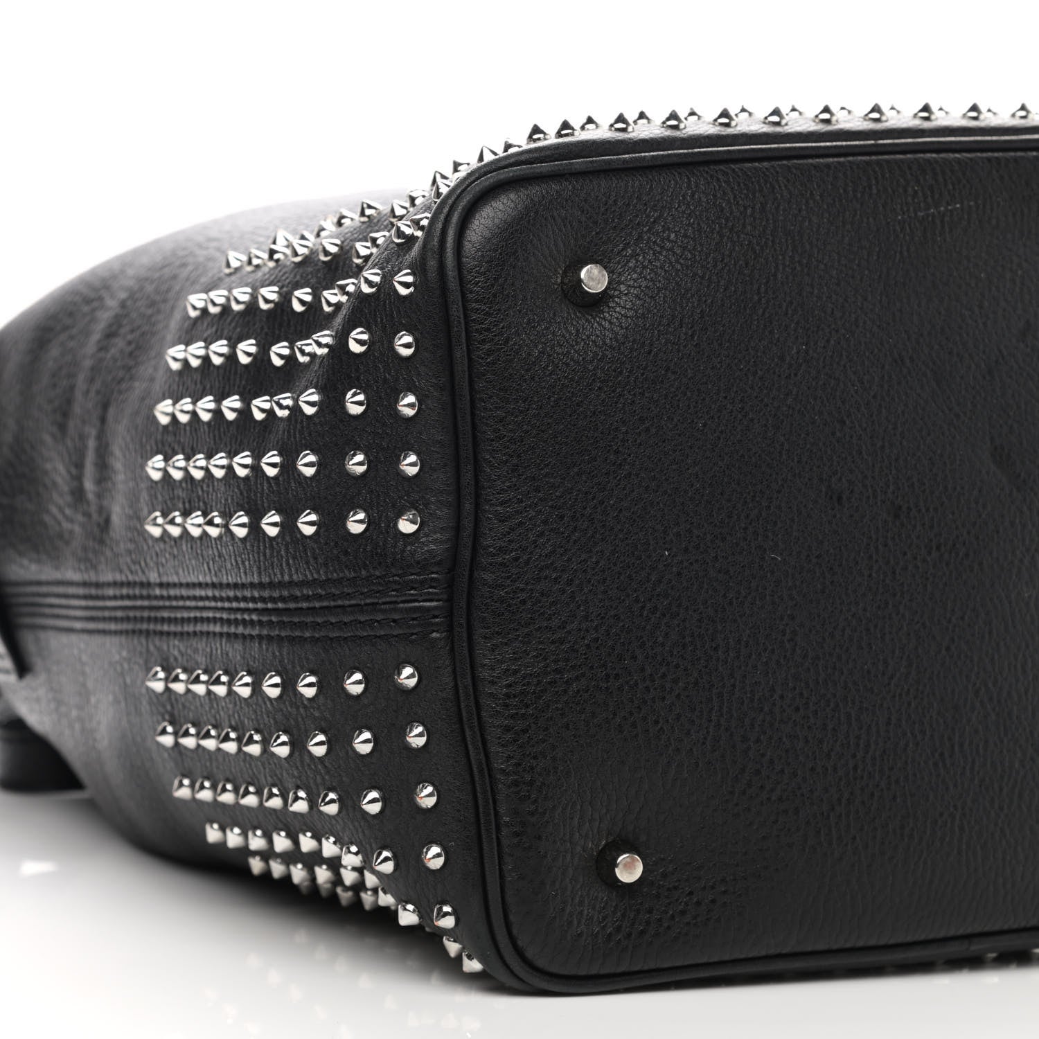 Burberry Calfskin Studded Medium Susanna Hobo Black 8 of 9