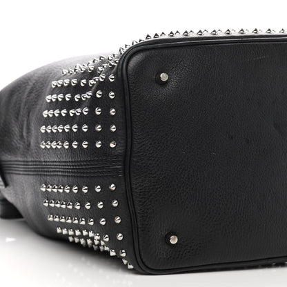 Burberry Calfskin Studded Medium Susanna Hobo Black 8 of 9