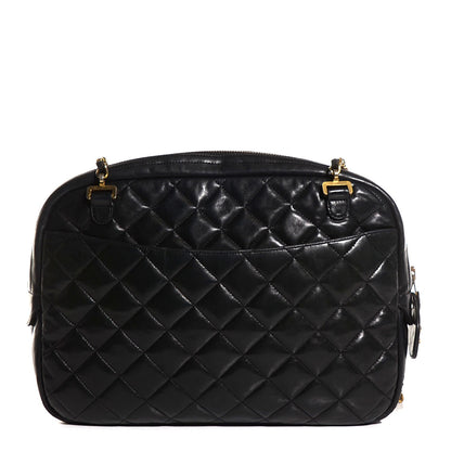 Chanel Lambskin Quilted Shoulder Bag Black 1 of 7