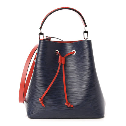 Louis Vuitton Epi Neonoe Indigo Coquelicot 1 of 12