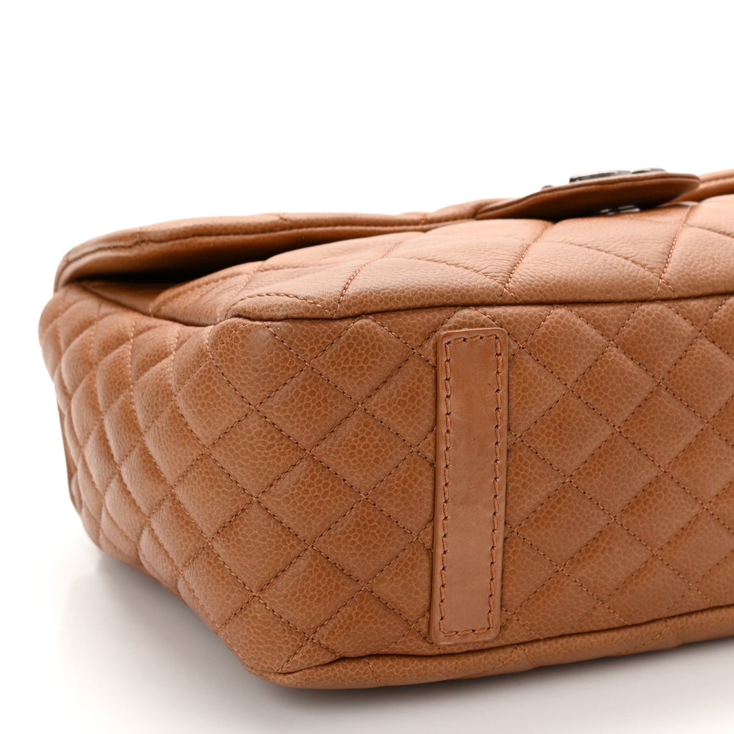 Chanel Caviar Quilted Coco Casual Flap Light Brown 8 of 9