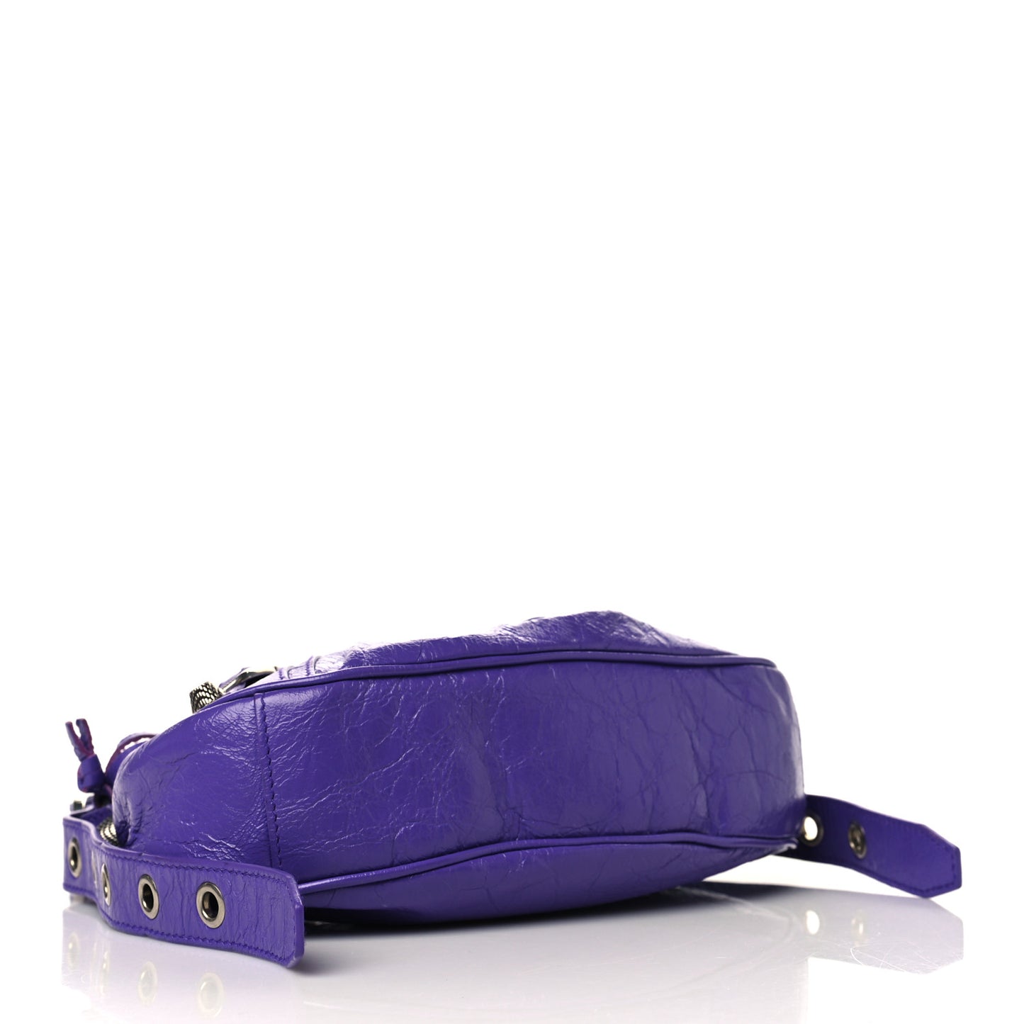 Agneau Arena Le Cagole Shoulder Bag XS Purple