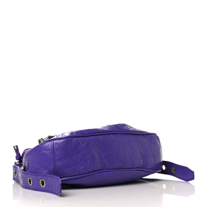 Balenciaga Agneau Arena Le Cagole Shoulder Bag XS Purple 3 of 6