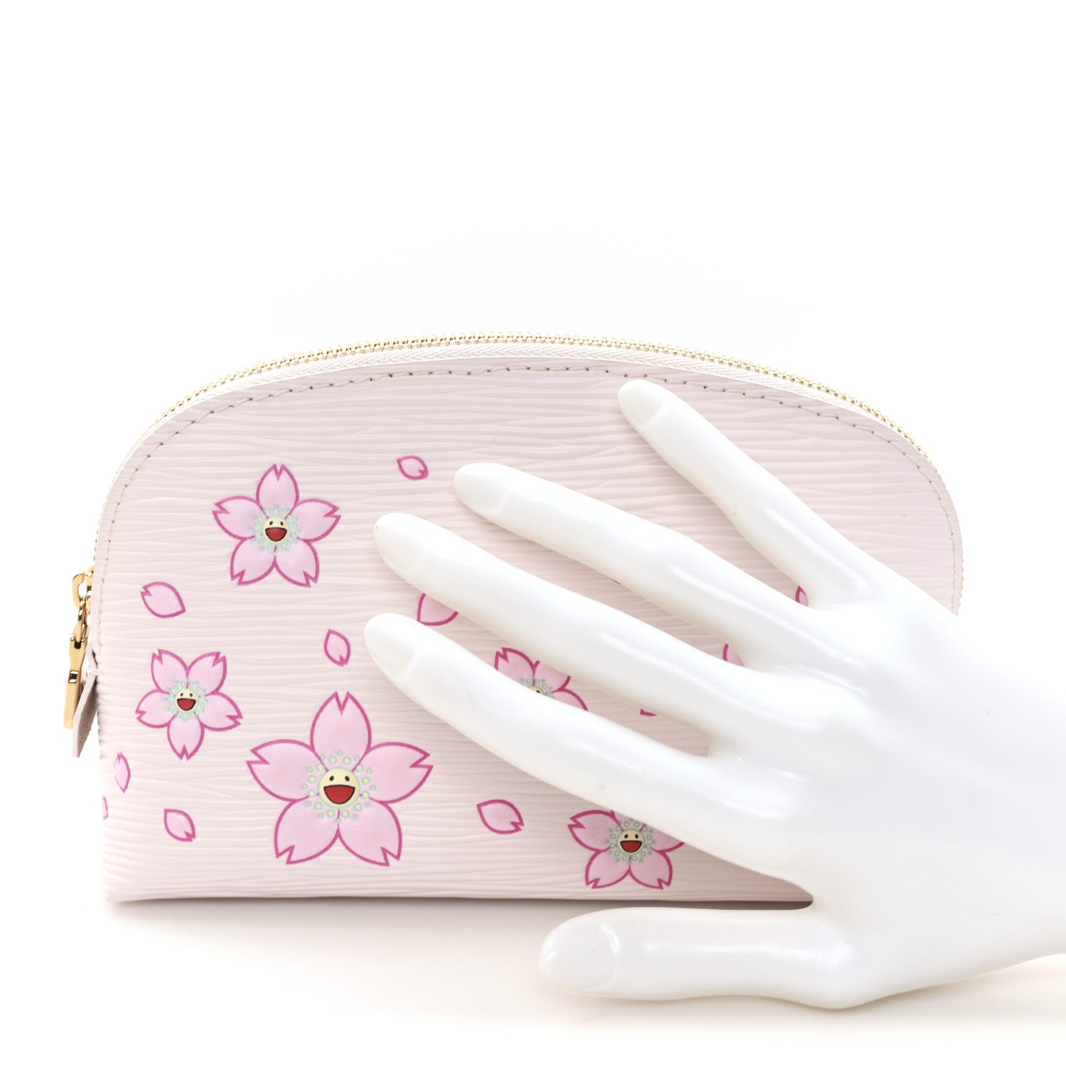 Louis Vuitton LV X TM Epi Cherry Blossom Cosmetic Pouch Pink 2 of 8