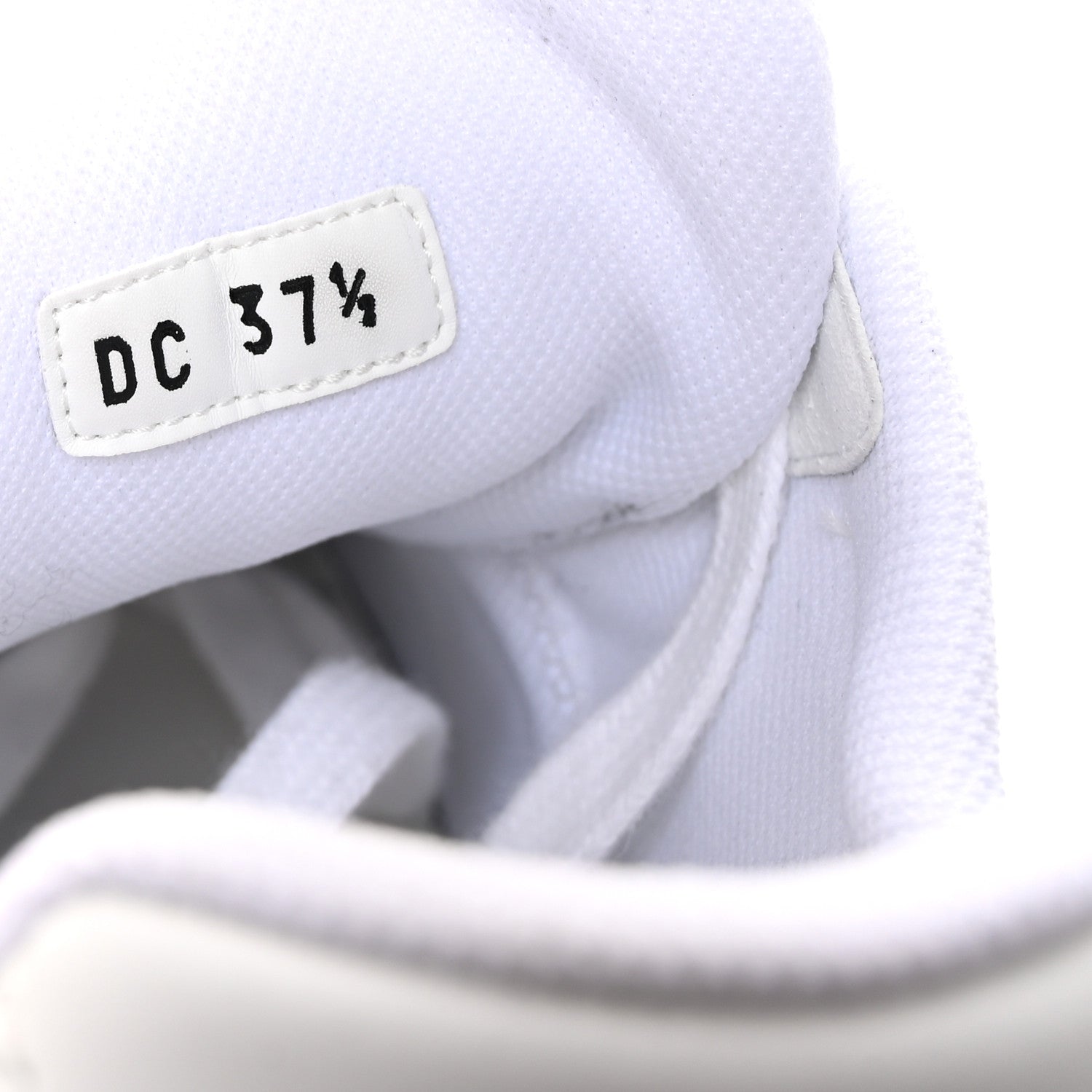 Christian Dior Calfskin C'est Dior Sneakers 37.5 White Black 9 of 10