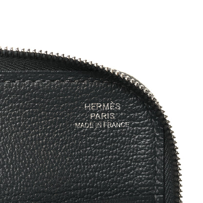 Hermes Evercolor Perforated Large Remix Voyage Wallet Graphite 7 of 9
