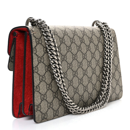 Gucci GG Supreme Monogram Small Dionysus Shoulder Bag Red 3 of 11