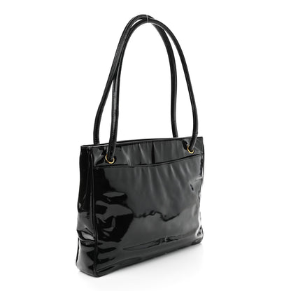Chanel Patent CC Tote Black 2 of 8