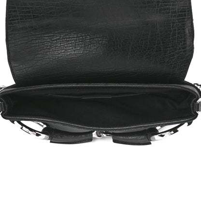 Gucci Monogram Horsebit Chain Clutch Black 5 of 11