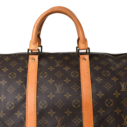 Louis Vuitton Monogram Keepall Bandouliere 55 19 of 26