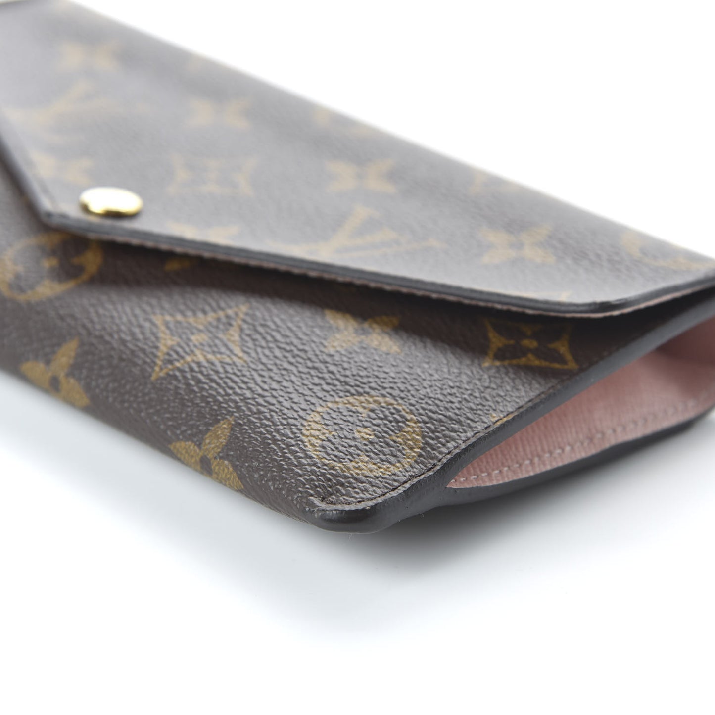 Monogram Jeanne Wallet Rose Ballerine