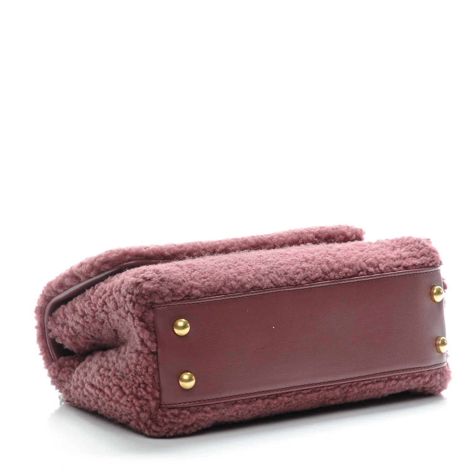 Chanel Shearling Lambskin Small Coco Handle Flap Pink 4 of 8