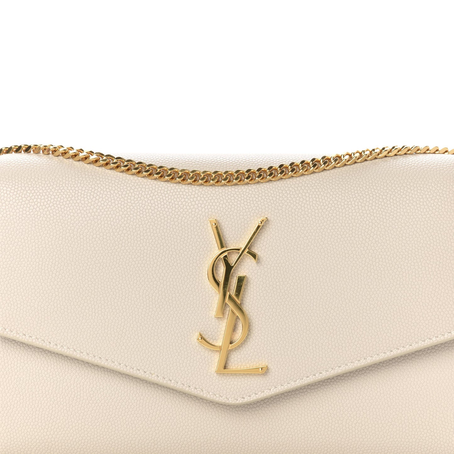 Grain De Poudre Monogram Uptown Chain Wallet Dark Latte