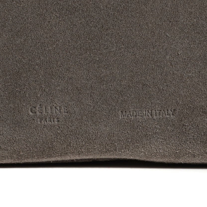 Celine Suede Gourmette Shoulder Bag Grey 3 of 10