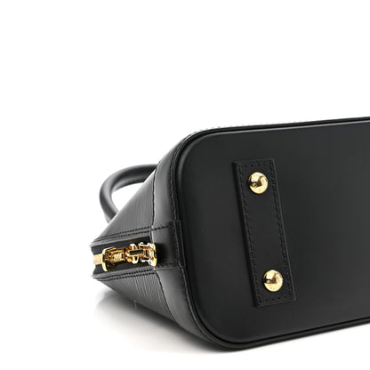 Louis Vuitton Epi Blooming Flowers Alma BB Black 8 of 9