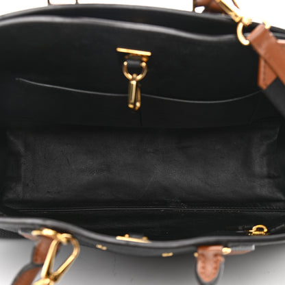 Louis Vuitton Calfskin City Steamer EW Black Gold 4 of 16