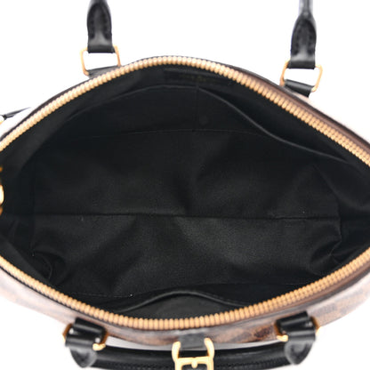 Louis Vuitton Damier Ebene Odeon Tote PM Black 5 of 10