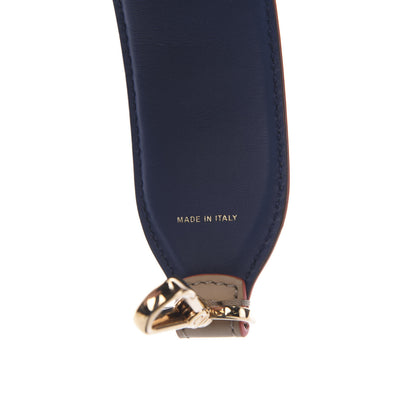 Fendi Vitello Century Plexiglass Bi-Color Studded Strap You Amido Blu Scuro 4 of 5