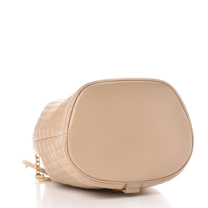 Celine Calfskin Quilted Small C Backpack Nude 4 of 13