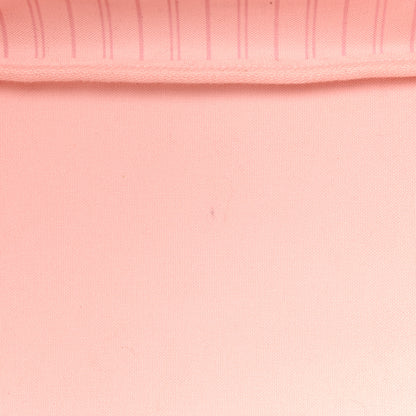 Louis Vuitton Damier Ebene Neo Neverfull MM Rose Ballerine 20 of 21