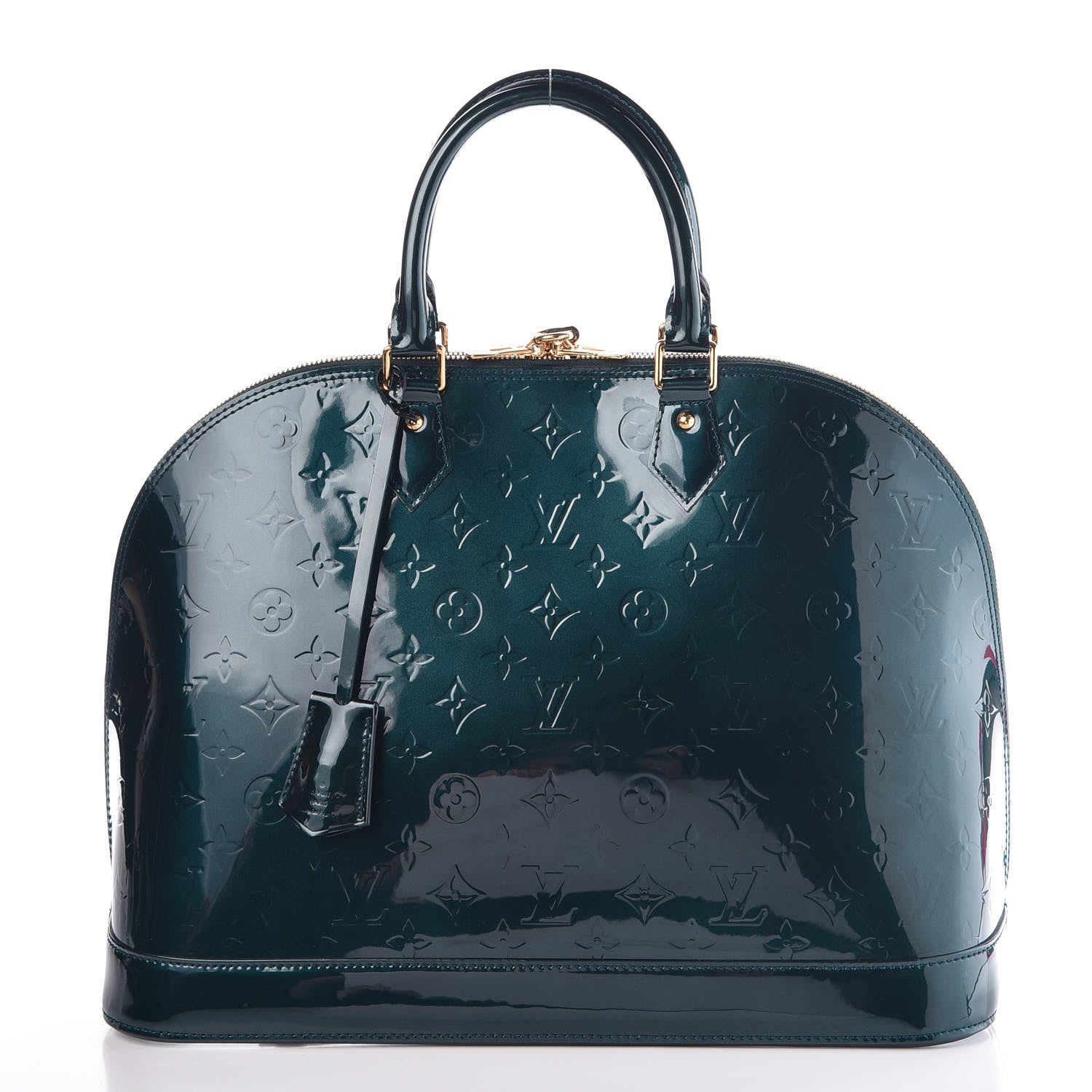 Louis Vuitton Vernis Alma GM Blue Nuit 1 of 7