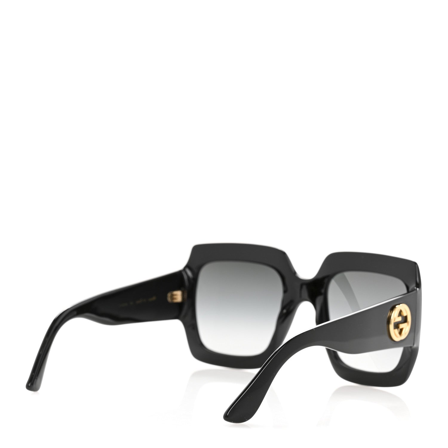 Gucci Acetate Square Frame Sunglasses GG0053S Black 4 of 8