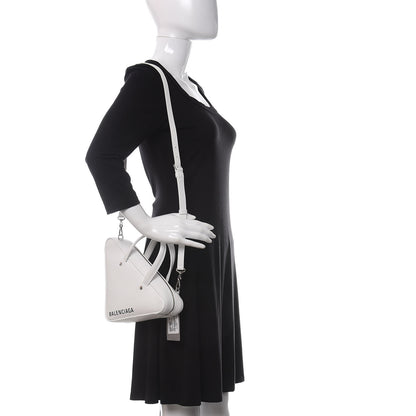 Balenciaga Calfskin XS Triangle Duffle White 2 of 12